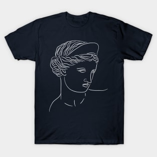 Aphrodite Greek Goddess Statue T-Shirt